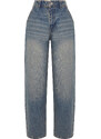 Trendyol Dark Blue Pale Effect Vintage Low Waist Skater Jeans