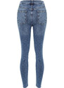 Trendyol Blue High Waist Skinny Jeans