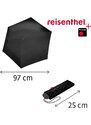Reisenthel Pocket Mini Signature Black Hot Print - dámský skládací mini deštník
