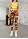 BİKELİFE Tile Camouflage Pattern Gabardine Leggings Trousers