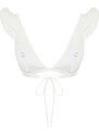 Trendyol Bridal Ecru Triangle Frilly Bikini Top