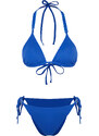 Trendyol Sax Triangle Regular Bikini Set With Chain Accessory