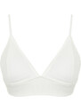 Trendyol Bridal Ecru Triangle Textured Bikini Top