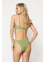 Trendyol Green Tied Brazilian Bikini Bottom