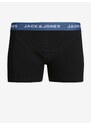 Sada tří pánských černých boxerek Jack & Jones - Pánské