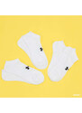 Pánské ponožky Under Armour 3Pack Core No Show Socks White