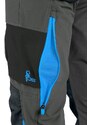 Canis CXS NAOS kalhoty pánské šedo-černé HV modré doplňky 46
