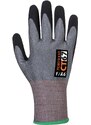 Portwest CT67-CT300 AHR13 neprořezné rukavice s nitrilovou pěnou šedá/černá XS