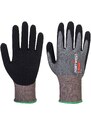 Portwest CT45-Neprořezné rukavice s nitrilovou pěnou CT300 HR18 šedá/černá XS