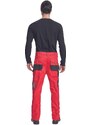 Cerva CRV FF HANS kalhoty červená/antracit 46
