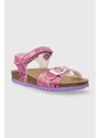Dětské sandály Geox ADRIEL růžová barva