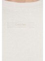 Mikina Calvin Klein dámská, béžová barva, s aplikací