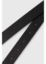 Kožený pásek Tommy Hilfiger dámský, černá barva