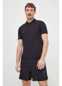 Tréninkové polo tričko Calvin Klein Performance černá barva