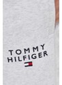 Tepláky Tommy Hilfiger šedá barva, melanžové