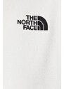 Mikina The North Face W Essential Crew dámská, béžová barva, s aplikací, NF0A7ZJEQLI1