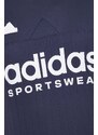 Tréninkové tričko adidas Tiro tmavomodrá barva, s potiskem, IS1501