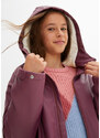 bonprix Dětská termo bunda do deště s medvídkovým flísem Fialová