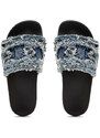 PANTOFLE DIESEL MAYEMI SA-SLIDE D DENIM SANDAL