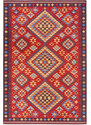 Hanse Home Collection koberce Kusový koberec Cappuccino 105875 Peso Red Blue - 80x165 cm