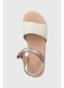 Dětské sandály Geox SANDAL HAITI růžová barva