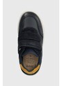 Dětské kožené sneakers boty Geox NASHIK tmavomodrá barva