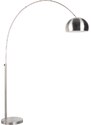 Stříbrná stojací lampa ZUIVER BOW 190 - 205 cm