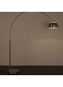 Stříbrná stojací lampa ZUIVER BOW 190 - 205 cm