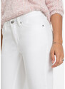 bonprix Strečové džíny, v krátkých velikostech Bílá