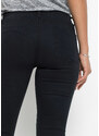 bonprix Strečové džíny, v krátkých velikostech Černá