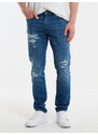 Big Star Man's Tapered Trousers Denim 110876 Medium Denim-419