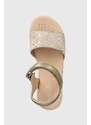 Dětské sandály Geox SANDAL HAITI béžová barva