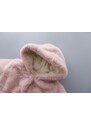 Čína Kojenecký zimní hřejivý plyšový kabátek s kapucí a stužkou
