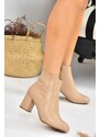 Fox Shoes Women's Tan Leather Boots