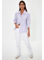 Trendyol Quickly Loose Fit Cotton Woven Shirt