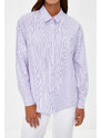 Trendyol Quickly Loose Fit Cotton Woven Shirt