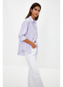 Trendyol Quickly Loose Fit Cotton Woven Shirt