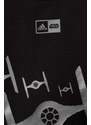 Dětské tričko adidas x Star Wars černá barva, s potiskem