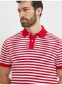 Polo tričko Tommy Hilfiger červená barva