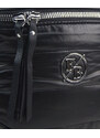 Fashion Bag Moderní dámská crossbody kabelka / ledvinka metalická růžová