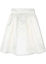 Dětská sukně Karl Lagerfeld bílá barva, mini, áčková