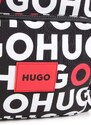Dětský batoh HUGO černá barva, velký, vzorovaný