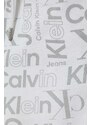 Dětské bavlněné šortky Calvin Klein Jeans šedá barva, nastavitelný pas