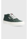 Sneakers boty Tommy Jeans TJM MID CUT CANVAS COLOR zelená barva, EM0EM01412