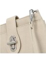 Delami Vera Pelle Stylová dámská kožená crossbody Dopina, béžová