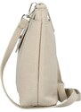 Delami Vera Pelle Stylová dámská kožená crossbody Dopina, béžová
