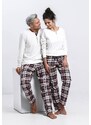 Pyjamas Sensis Mollie Interlock/Flannel length/yr Christmas S-XL cream 001