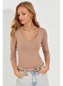 Cool & Sexy Women's Mink Snap-On Ribbed Body