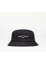 Klobouk FRED PERRY Graphic Brand Twill Bucket Hat Black/ Warm Grey