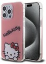 Ochranný kryt na iPhone 15 Pro MAX - Hello Kitty, IML Daydreaming Logo Pink